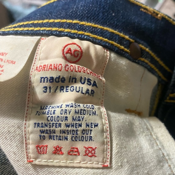 Adriano Goldsmeid Ag Bootcut Jeans size 31 excellent condition - Picture 9 of 9